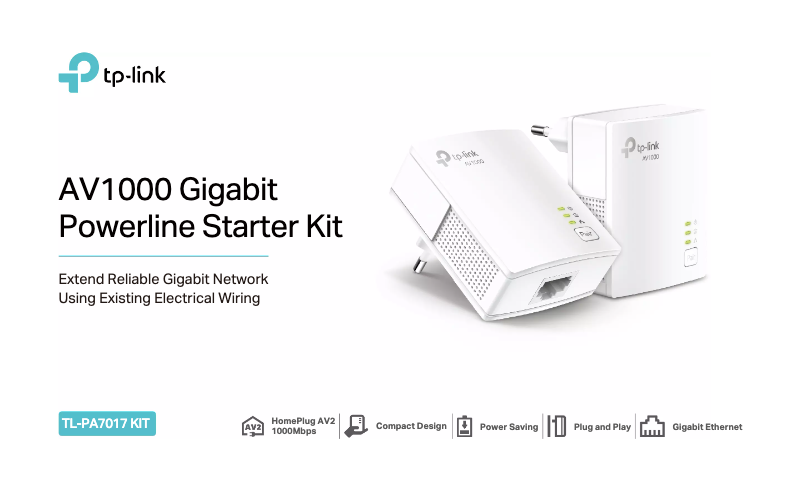 Page n°1 - Fiche technique TP-Link TL-PA7017