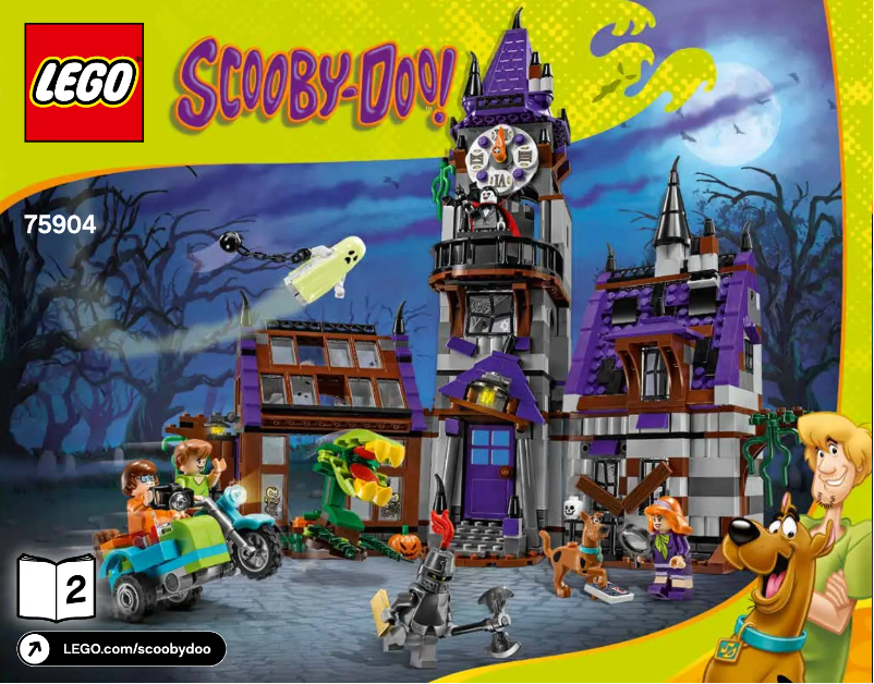 Page 1 de la notice Manuel utilisateur Lego Scooby Doo 75904