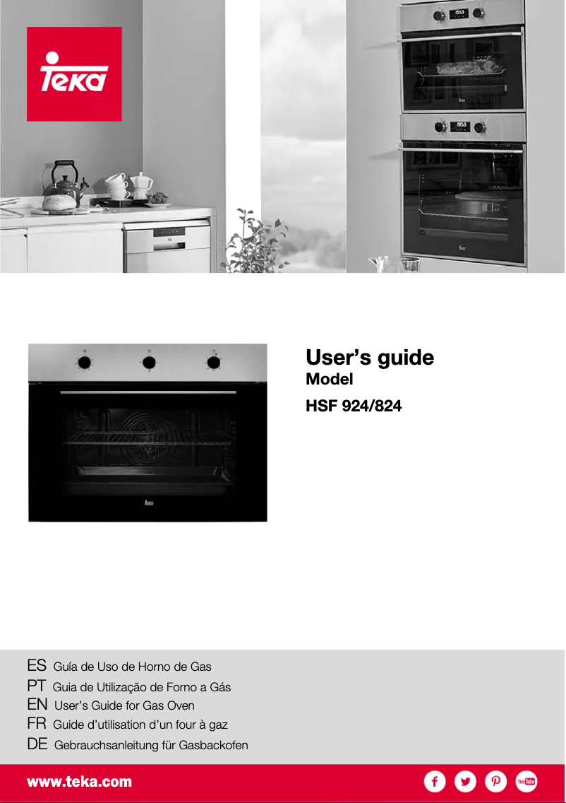 Image de la première page du manuel de l'appareil HSF 824