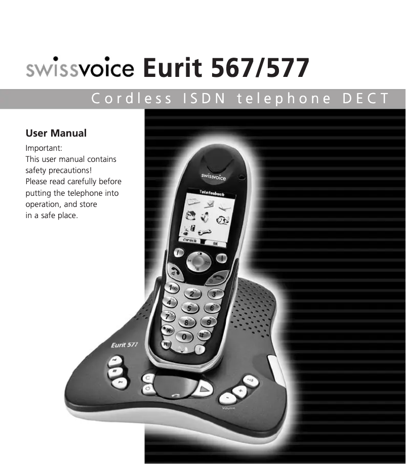 Página 1 del manual Manual de usuario Swissvoice Eurit 567