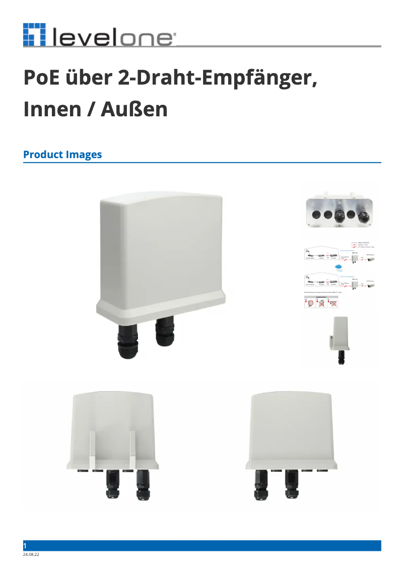 Image de la première page du manuel de l'appareil POT-1110