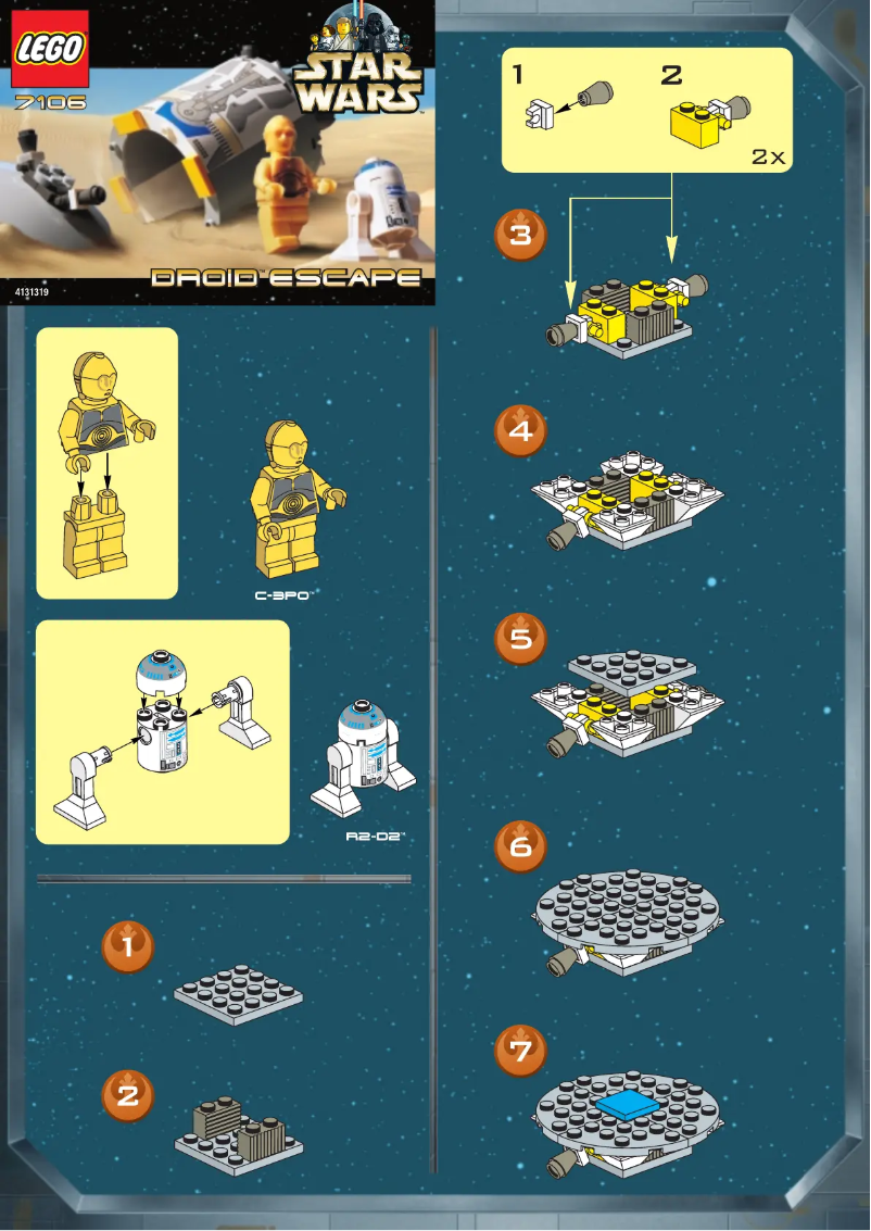 Page n°1 - Manuel utilisateur Lego Droid (TM) Escape