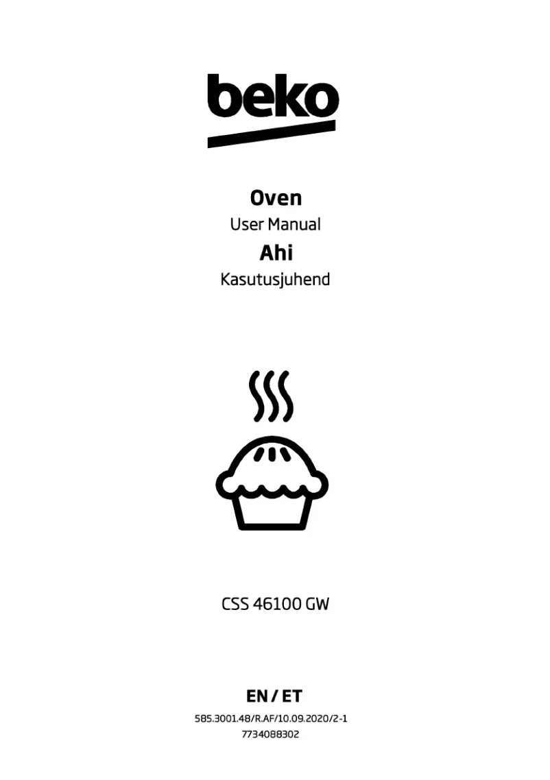 Page 1 de la notice Manuel utilisateur Beko CSS 46100 GW