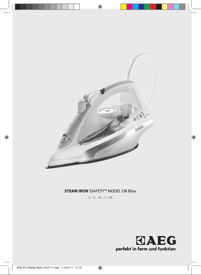 Image de la première page du manuel de l'appareil DB8040-U