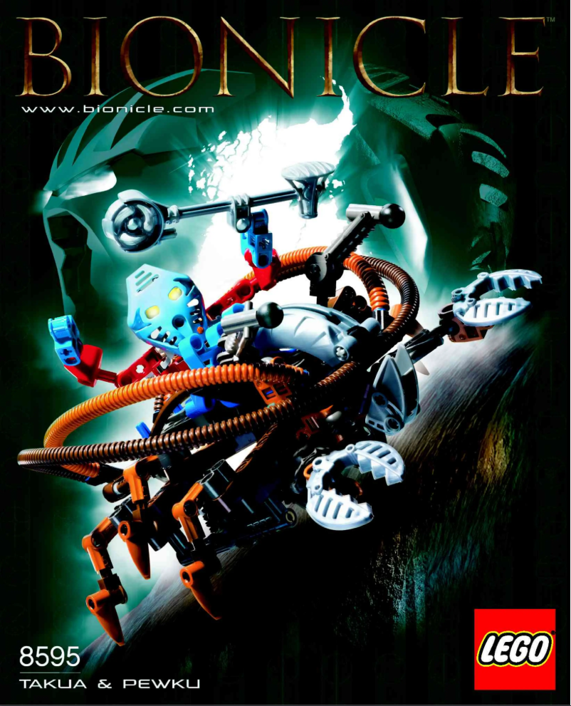 Page 1 de la notice Manuel utilisateur Lego Bionicle 8595