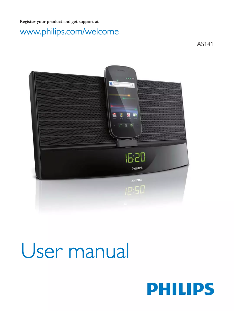 First page image of the manual for AS141