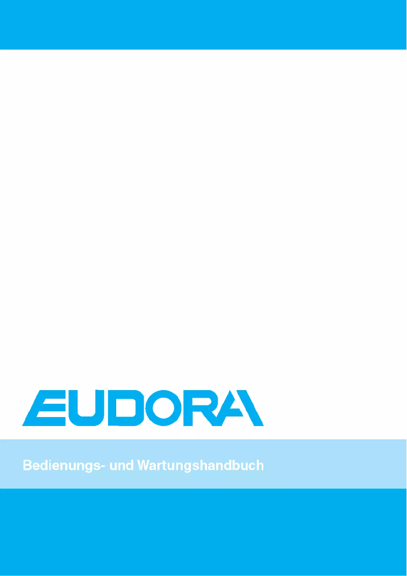 Page n°1 - Manuel utilisateur Eudora WA 660