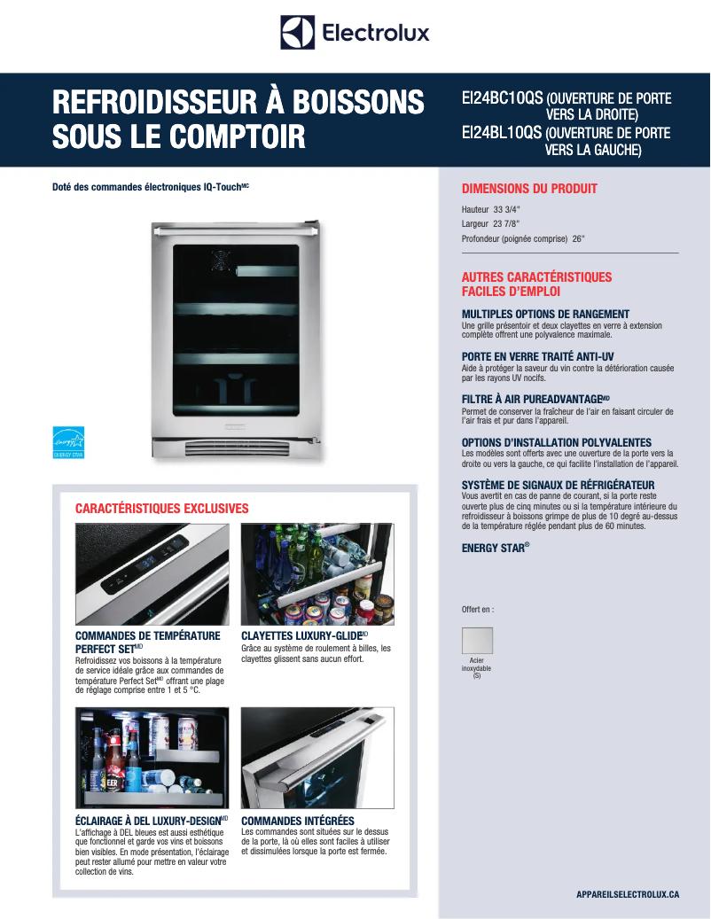 Image de la première page du manuel de l'appareil IQ-Touch EI24BC10QS