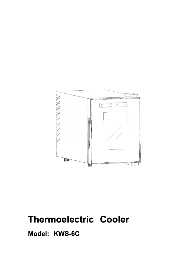 Image de la première page du manuel de l'appareil KWS-6C
