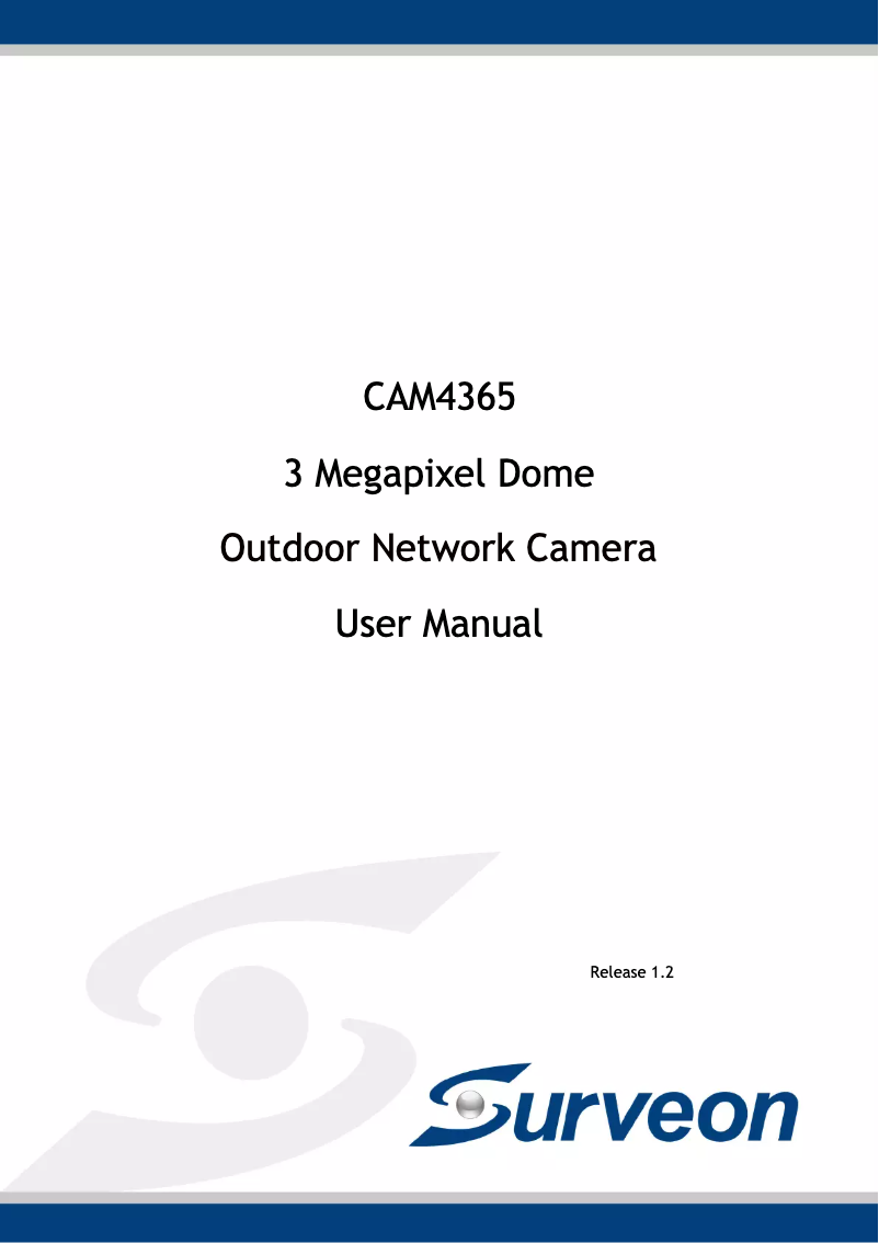 Página 1 del manual Manual de usuario Infortrend CAM4365