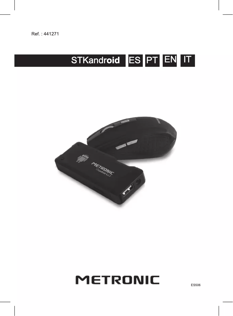 Image de la première page du manuel de l'appareil STKandroid