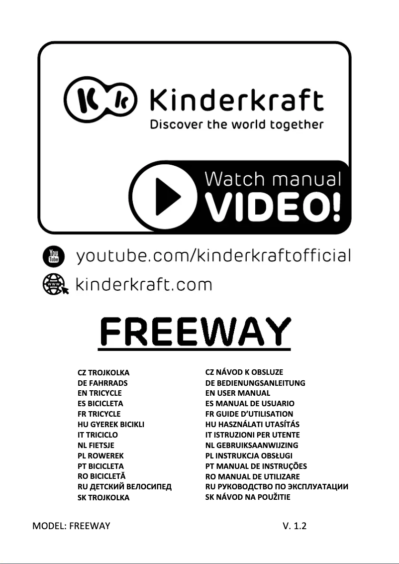 Image de la première page du manuel de l'appareil Freeway