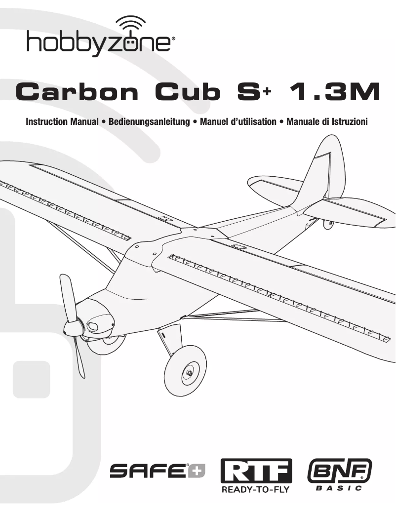 Page 1 de la notice Manuel utilisateur Hobby Zone HBZ3250