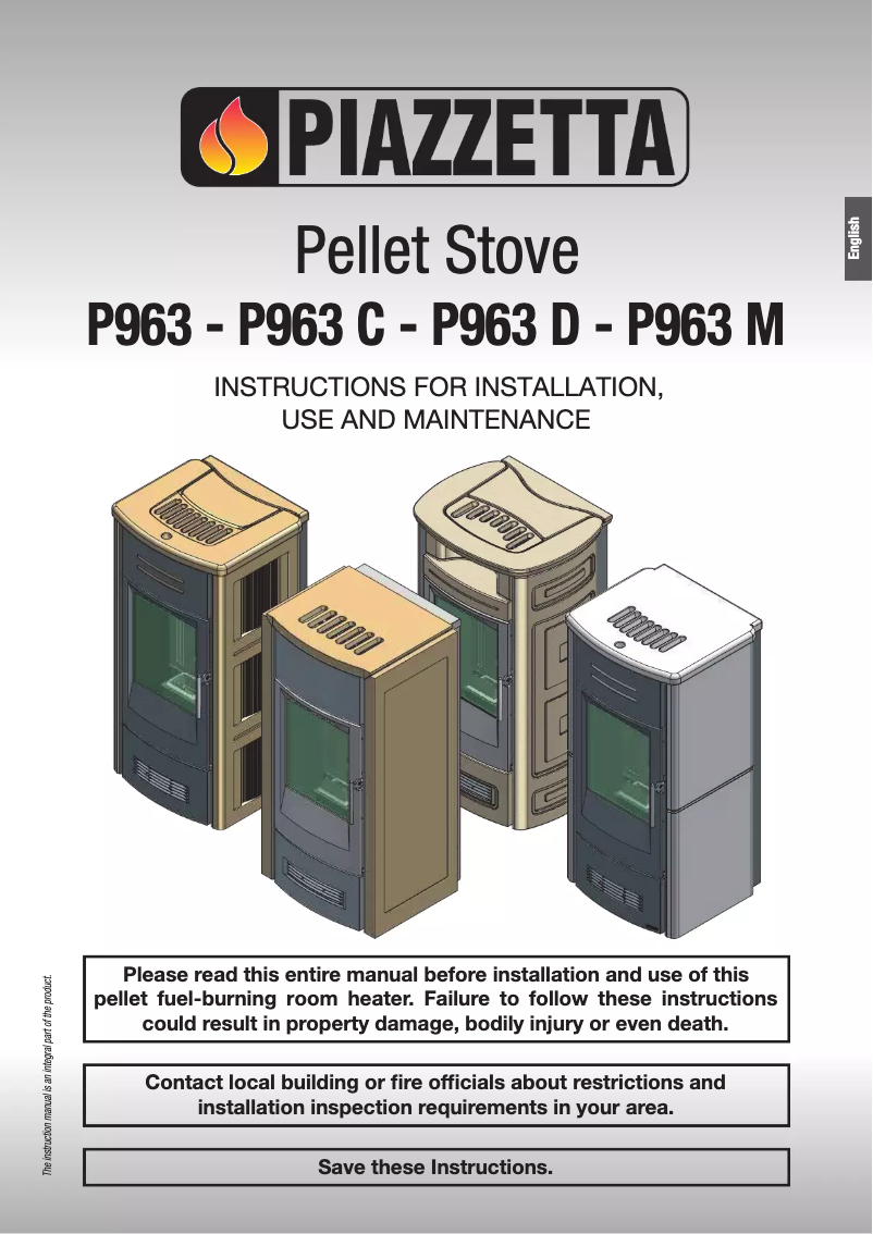 Image de la première page du manuel de l'appareil P963