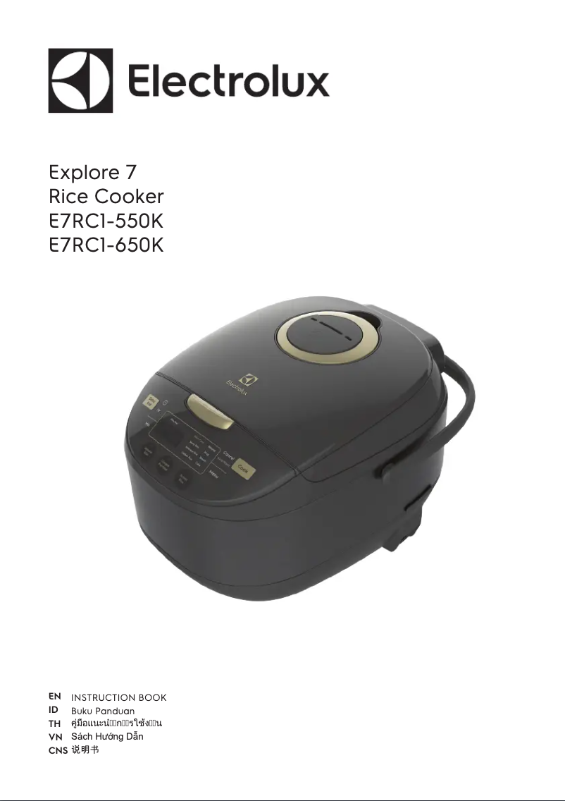 Page n°1 - Manuel utilisateur Electrolux Explore 7 E7RC1-650K