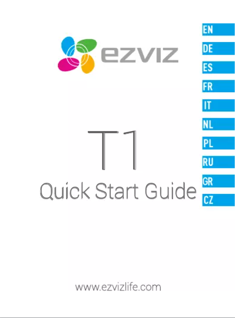 Page n°1 - Manuel utilisateur EZVIZ T1