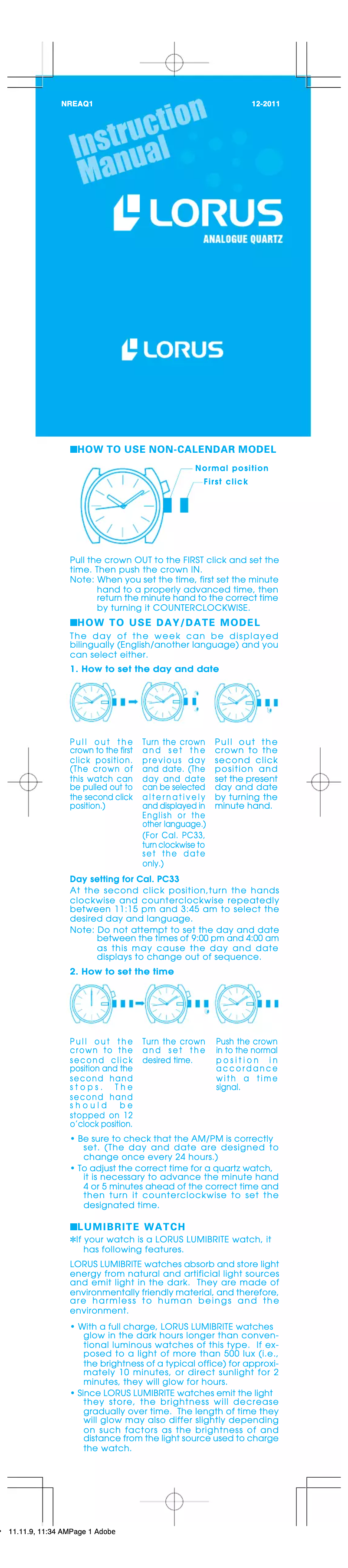 Imagen de la primera página del manual del dispositivo VC10
