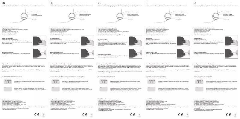 Page 1 de la notice Manuel utilisateur Brabantia Tasty+