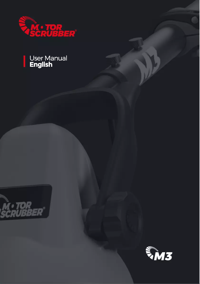 Page n°1 - Manuel utilisateur MotorScrubber M3L