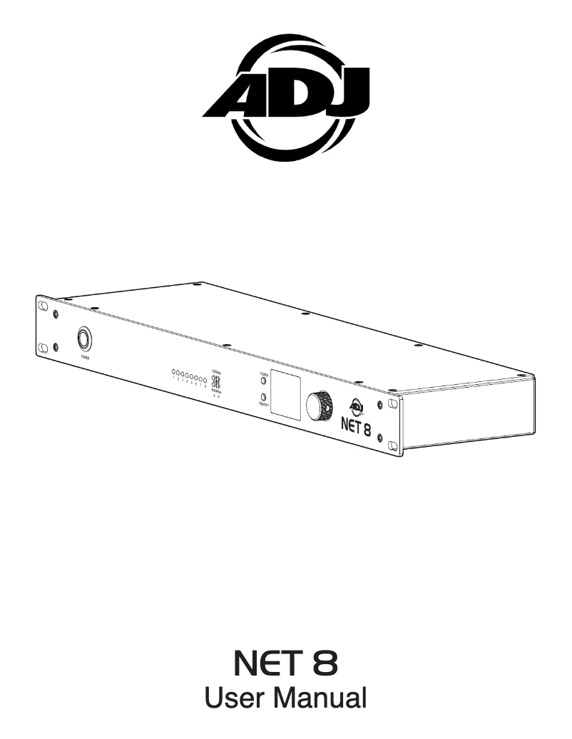 Image de la première page du manuel de l'appareil NET 8