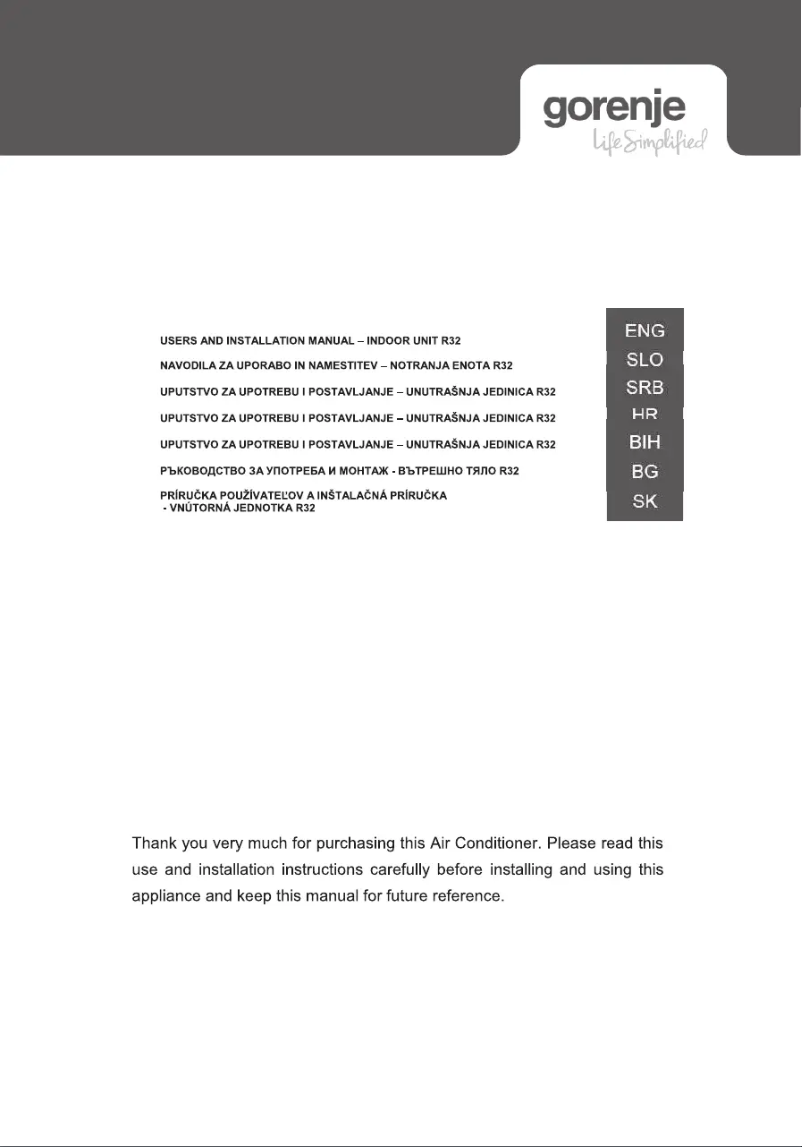 Image de la première page du manuel de l'appareil REA35IN KC