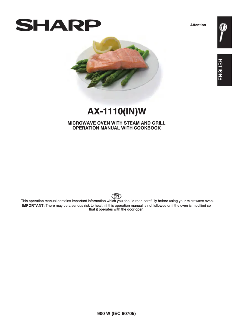 Página 1 del manual Manual de usuario Sharp AX-1110(IN)W