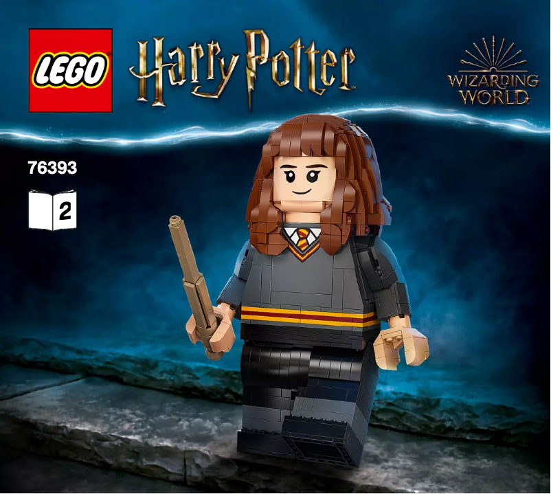 Page 1 de la notice Consignes visuelles Lego Harry Potter 76393
