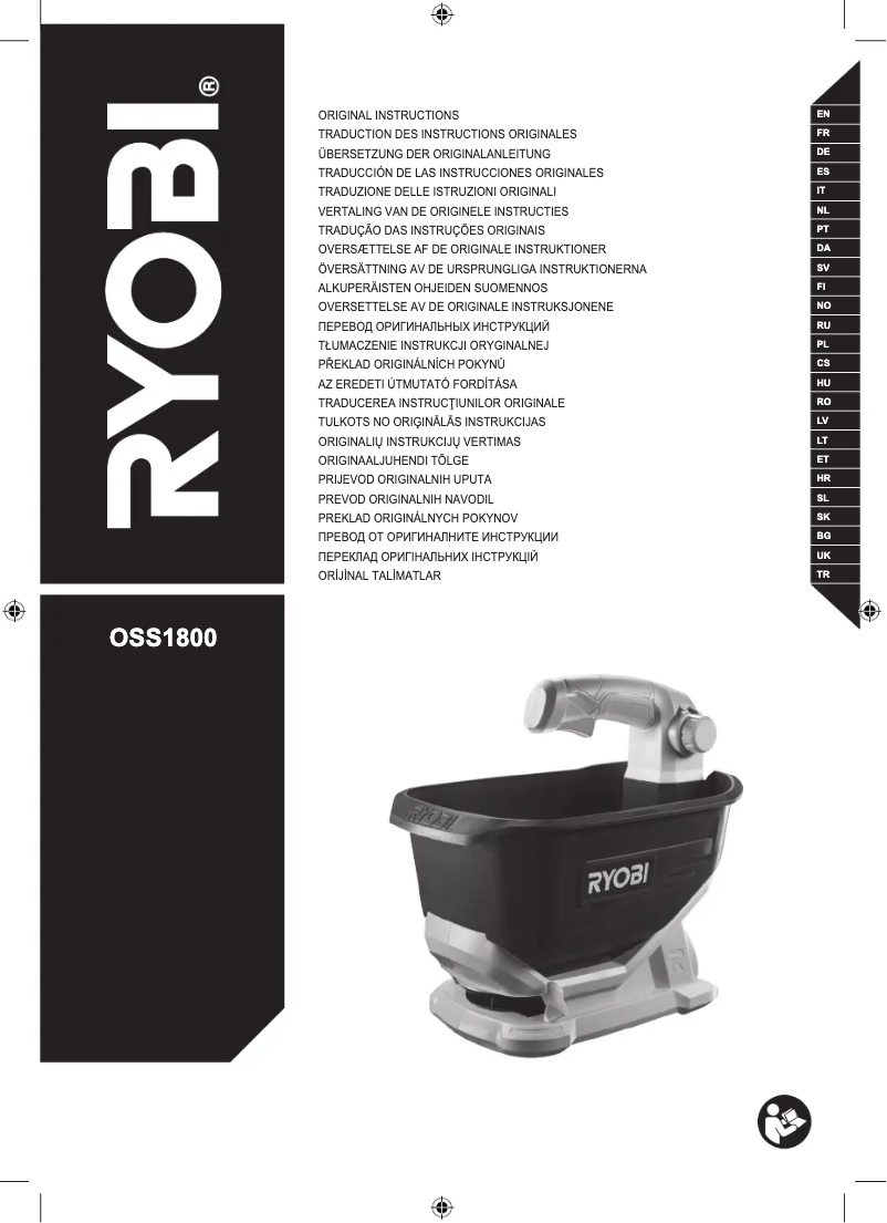 Página 1 del manual Manual de usuario RYOBI One+ OSS1800