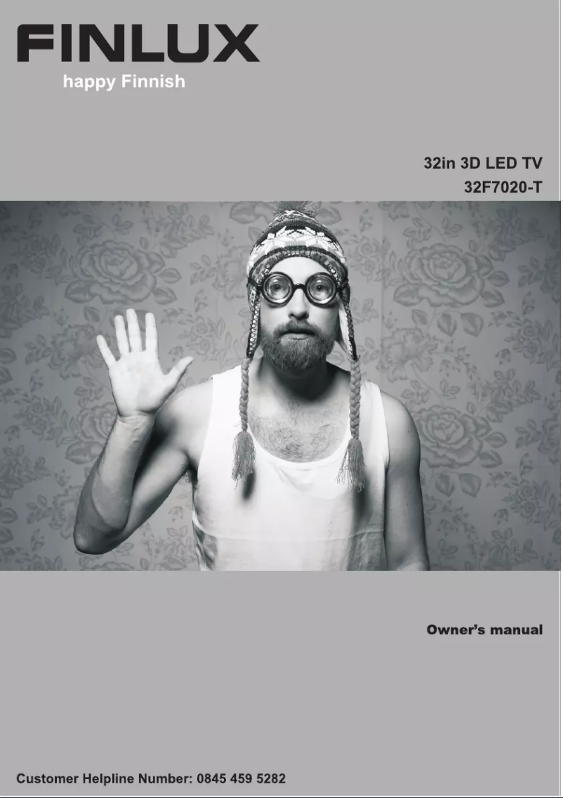 Image de la première page du manuel de l'appareil 32F7020-T