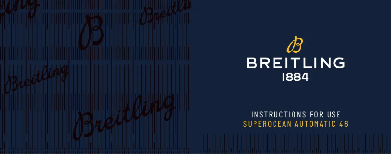 Image de la première page du manuel de l'appareil Superocean Automatic 46