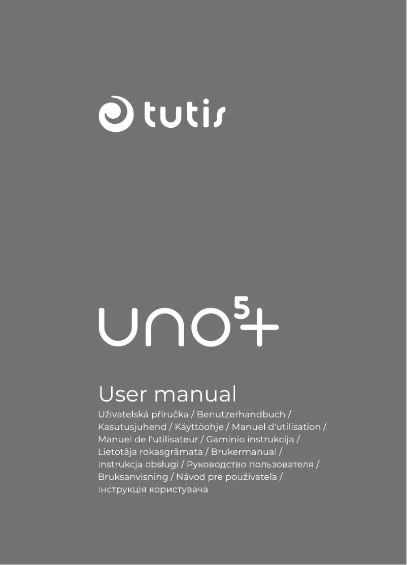 Image de la première page du manuel de l'appareil Uno5+