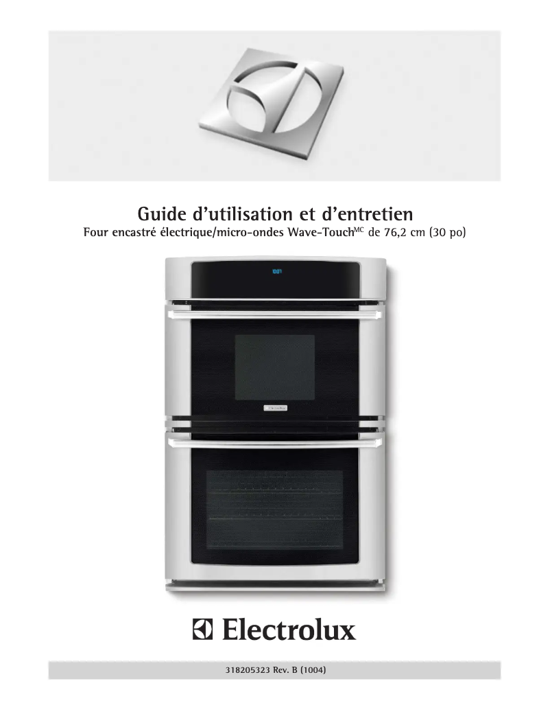Page n°1 - Manuel utilisateur Electrolux EW30MC65JS