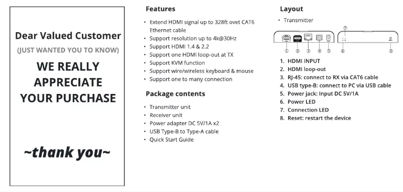 Page n°1 - Manuel utilisateur Siig CE-H25H11-S1