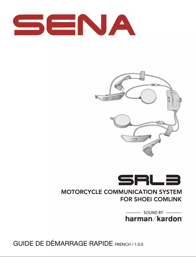 Página 1 del manual Guía de inicio rápido Sena SRL3