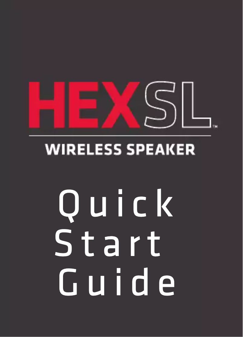 Página 1 del manual Manual de usuario 808 Audio Hex SL