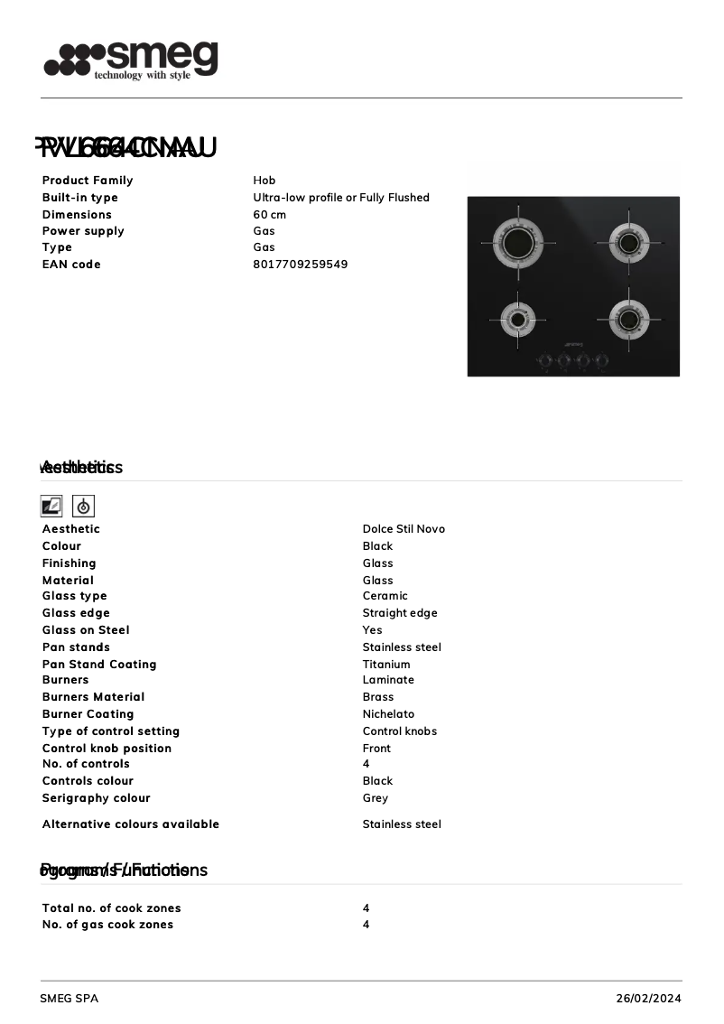 Image de la première page du manuel de l'appareil PVL664CNAU