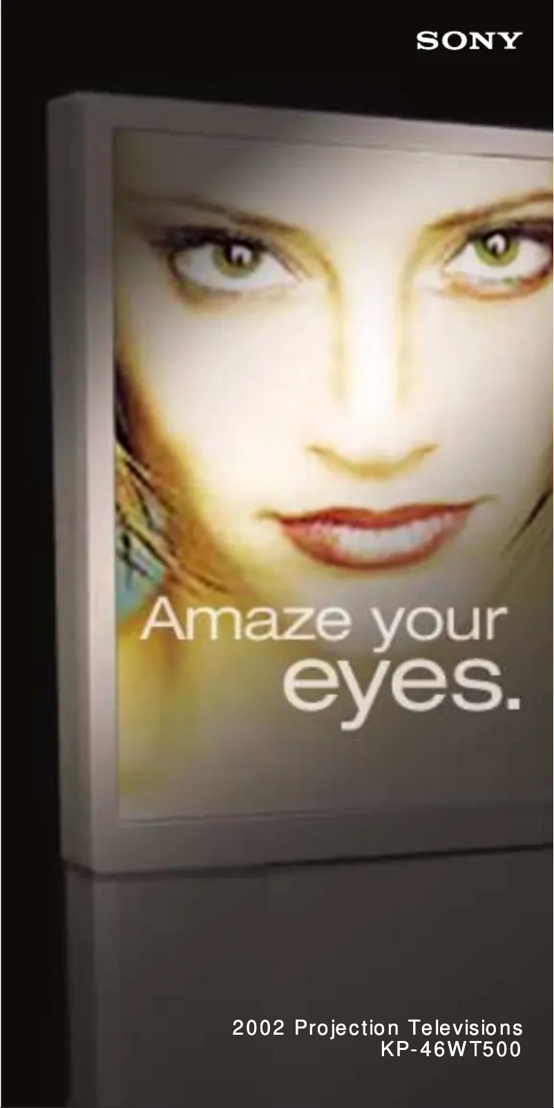 Image de la première page du manuel de l'appareil KP-46WT500