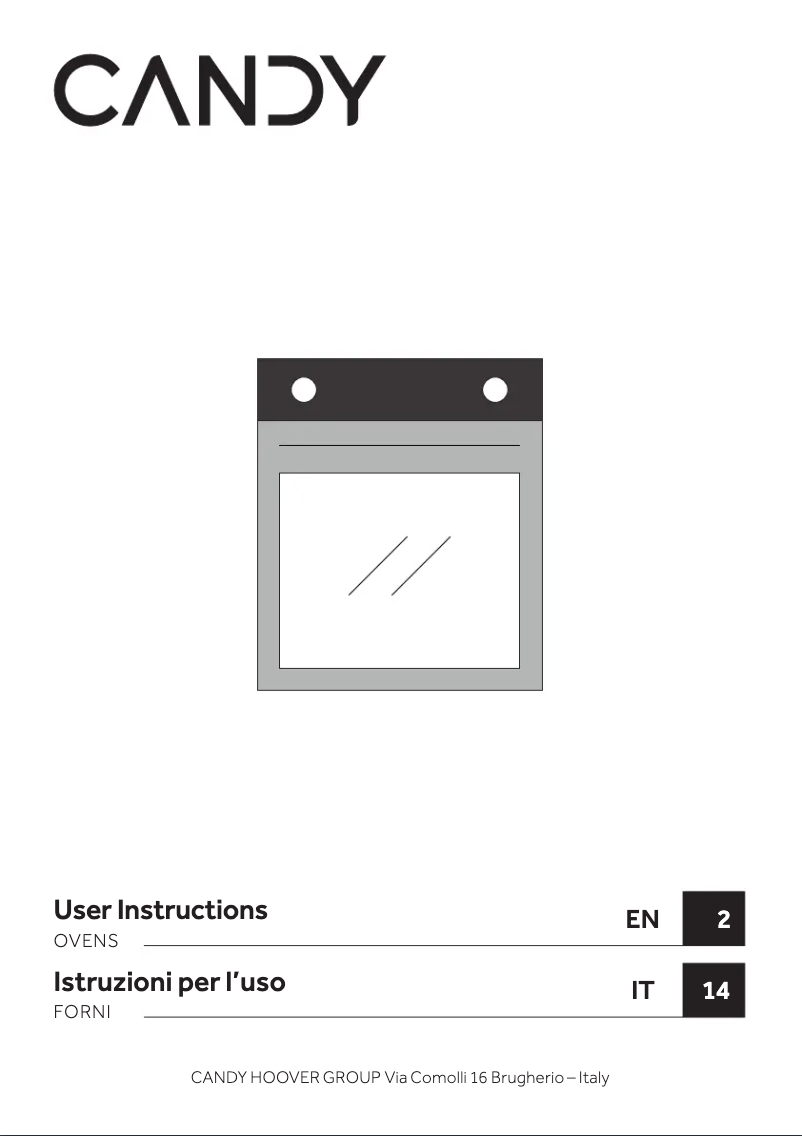 Page 1 de la notice Manuel utilisateur Candy FIDC N200IT