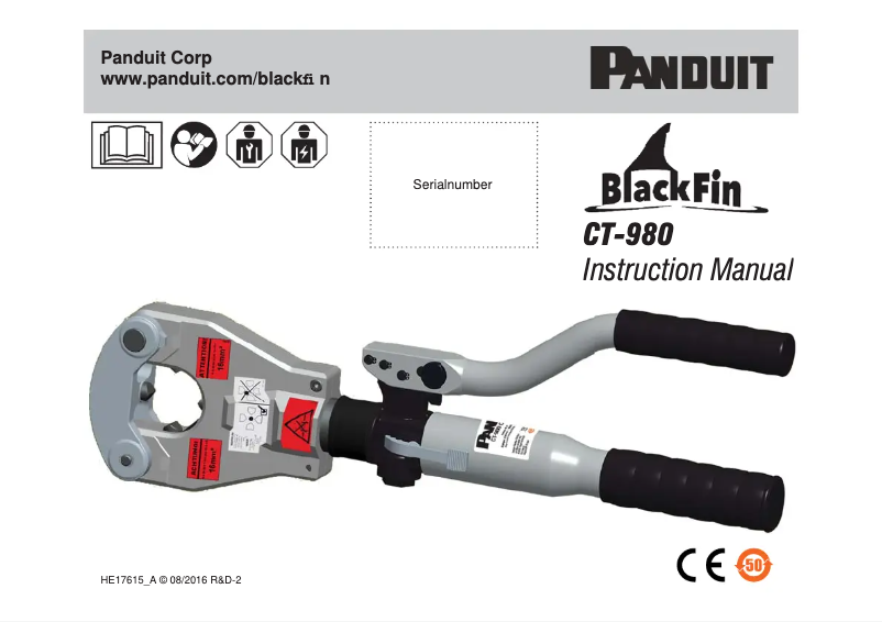 Page n°1 - Manuel utilisateur Panduit CT-980