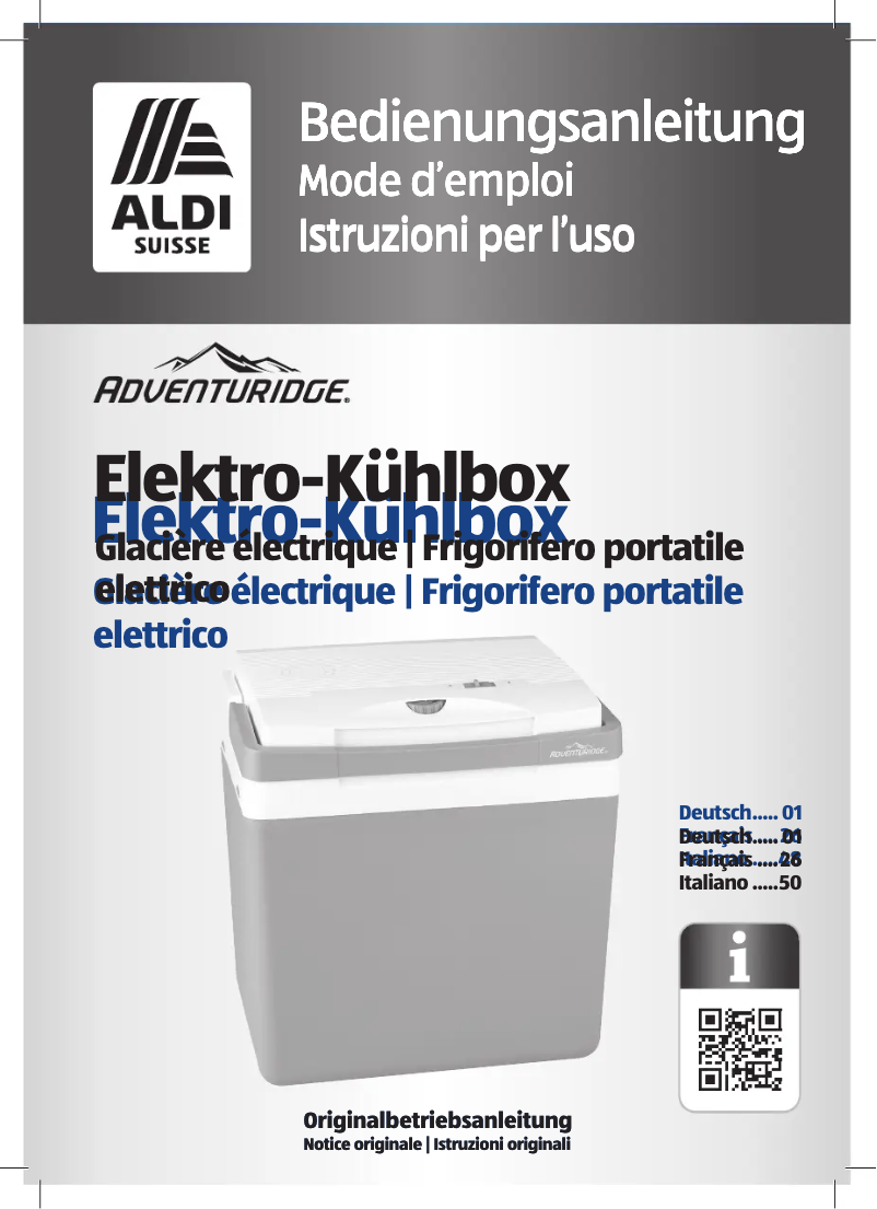 Image de la première page du manuel de l'appareil GT-SF-KB-01