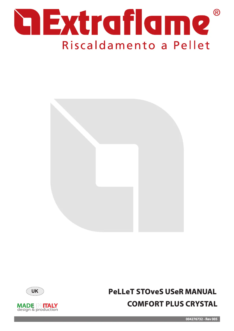 Image de la première page du manuel de l'appareil Comfort Plus Crystal