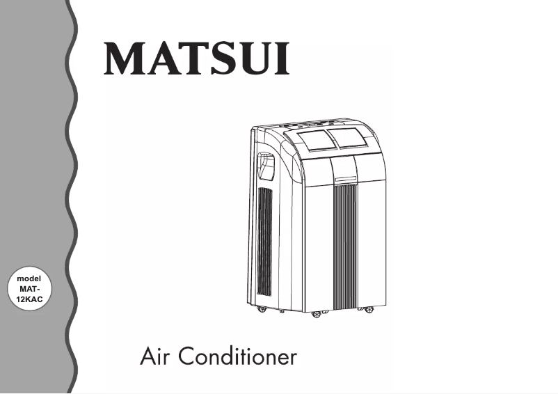 Imagen de la primera página del manual del dispositivo MAT12KAC