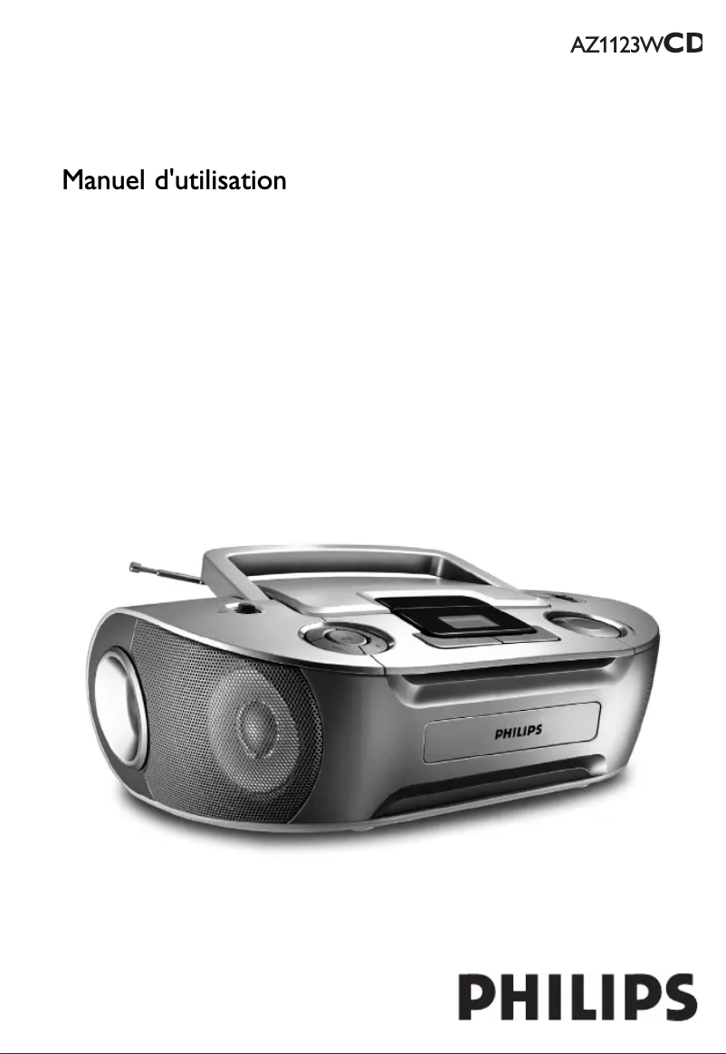 Image de la première page du manuel de l'appareil AZ1123W