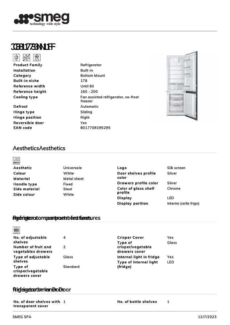 Image de la première page du manuel de l'appareil C8173N1F