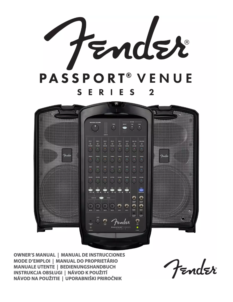 Page n°1 - Manuel utilisateur Fender Passport Venue Series 2