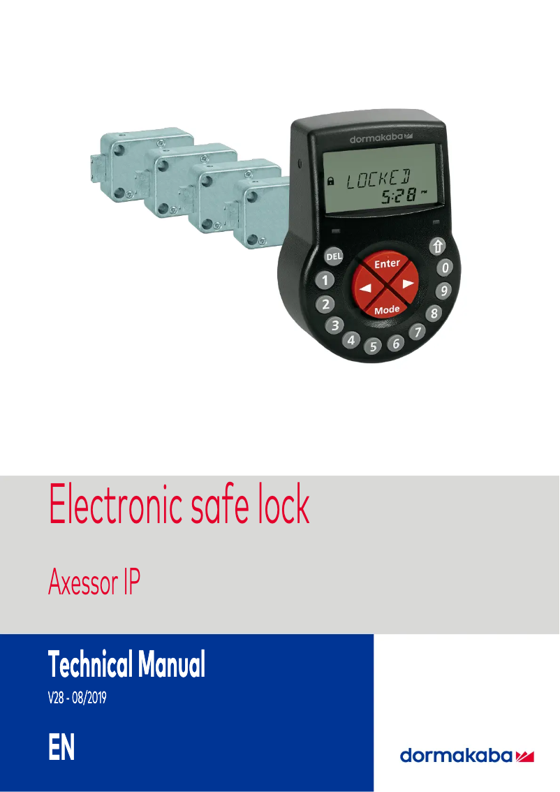 Image de la première page du manuel de l'appareil Axessor IP