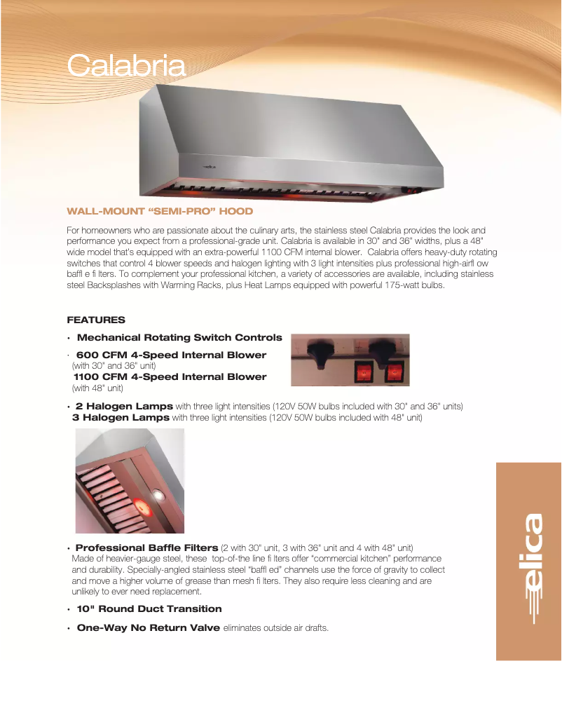 Image de la première page du manuel de l'appareil ECL636SS