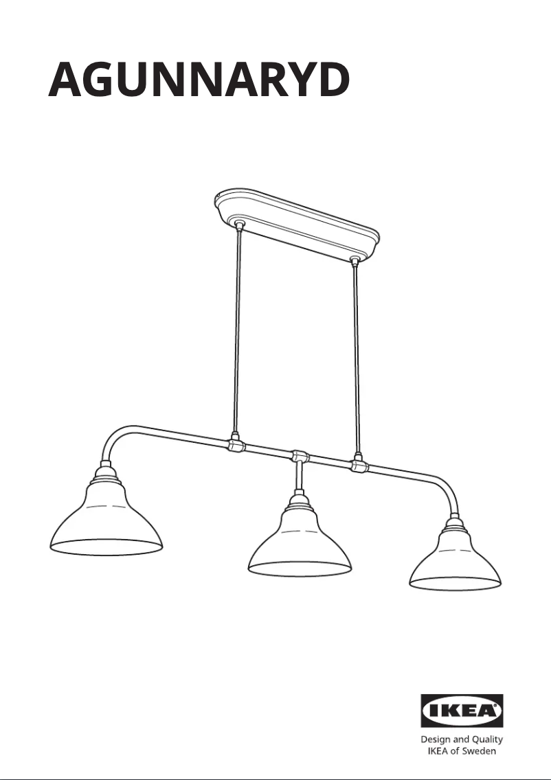 Image de la première page du manuel de l'appareil AGUNNARYD 903.647.79