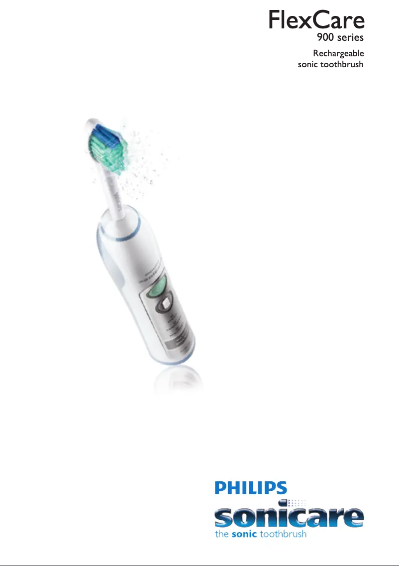 Page 1 de la notice Manuel utilisateur Philips Sonicare FlexCare HX6911