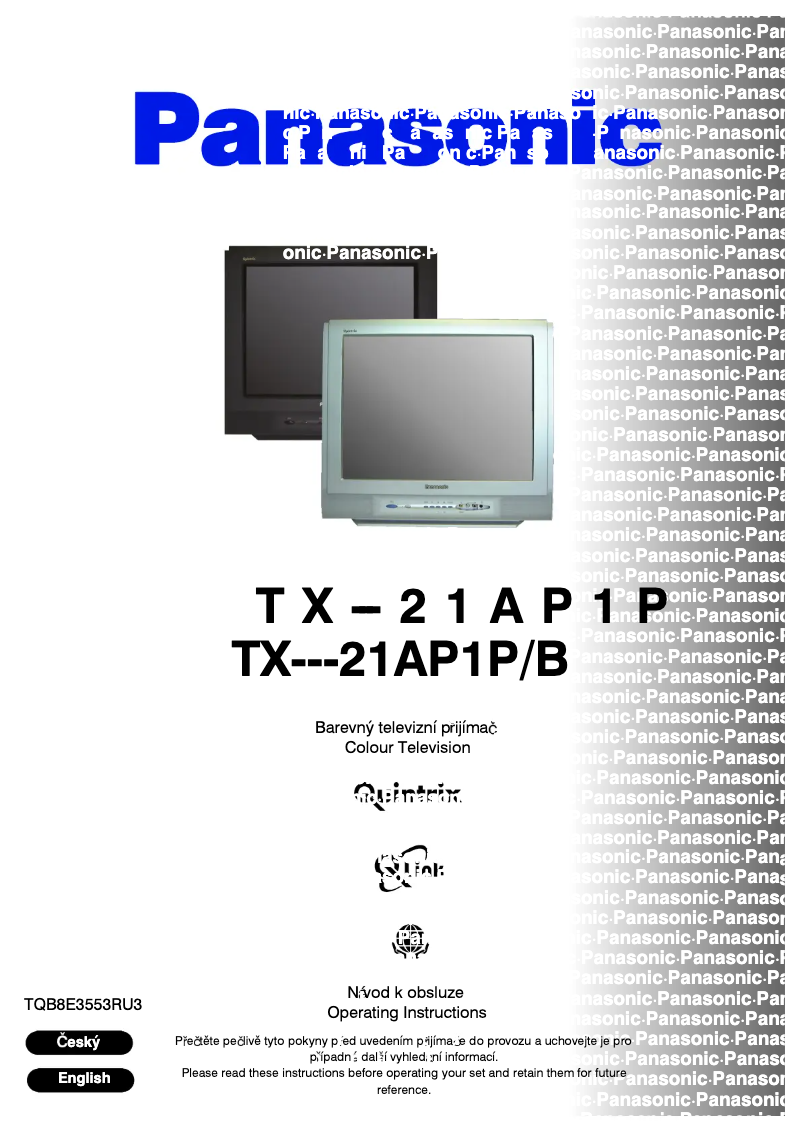 Image de la première page du manuel de l'appareil TX-21AP1PB